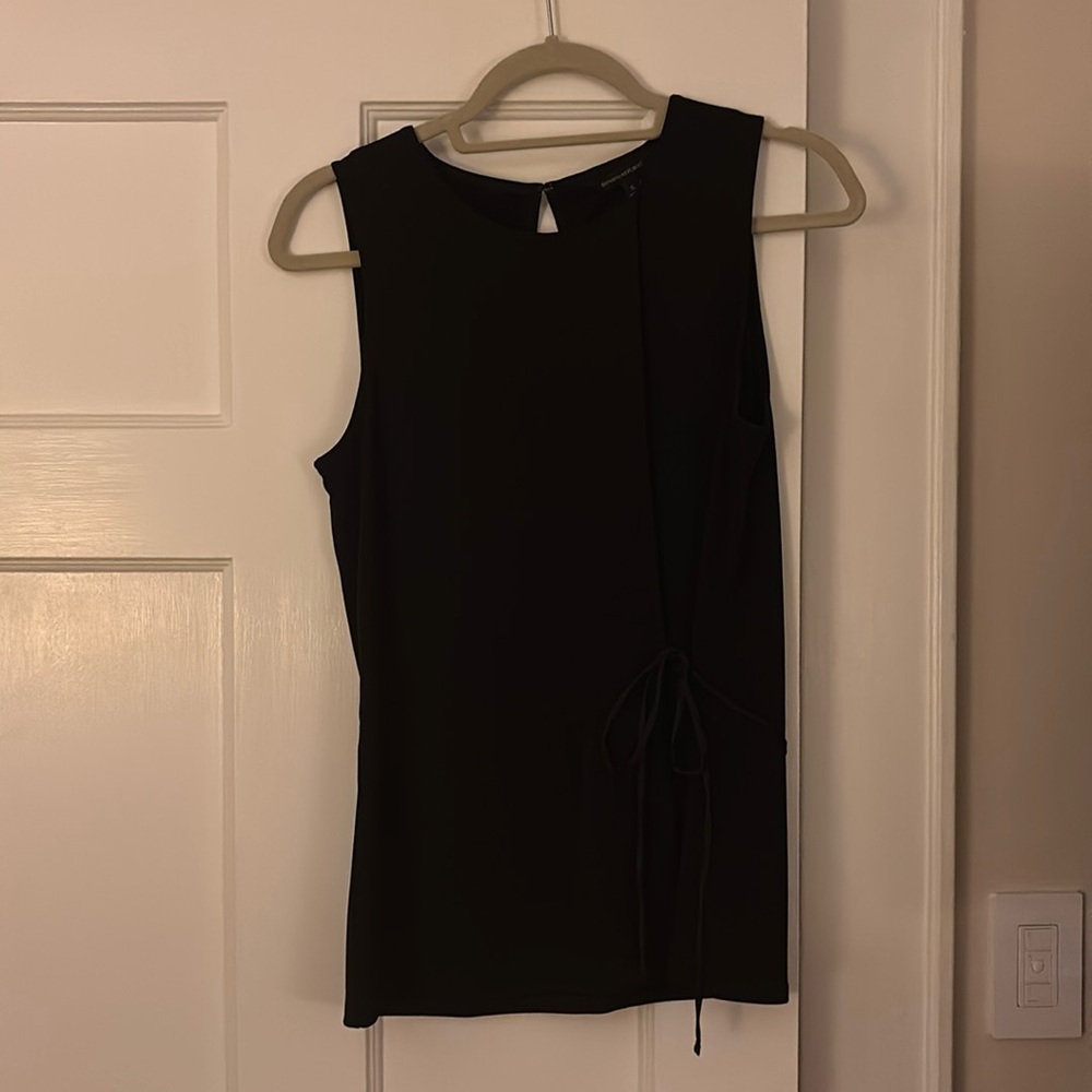 Black tie waste Banana Republic blouse